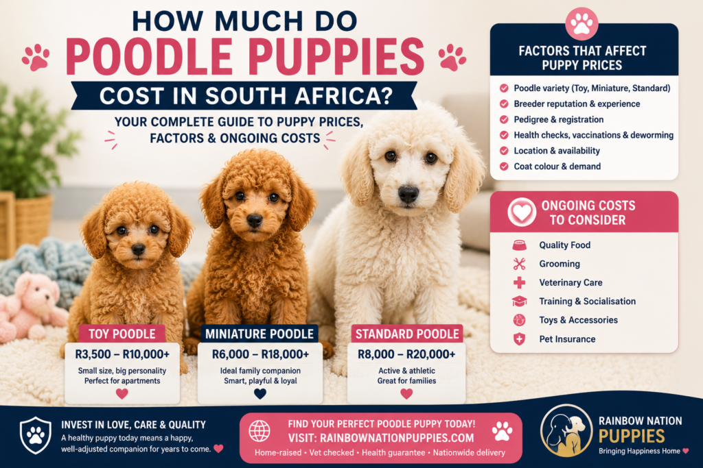 How much do Poodle puppies cost in South Africa