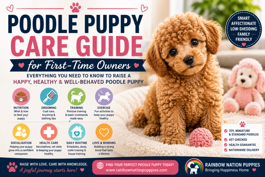 Poodle Puppy Care Guide for First-Time Owners