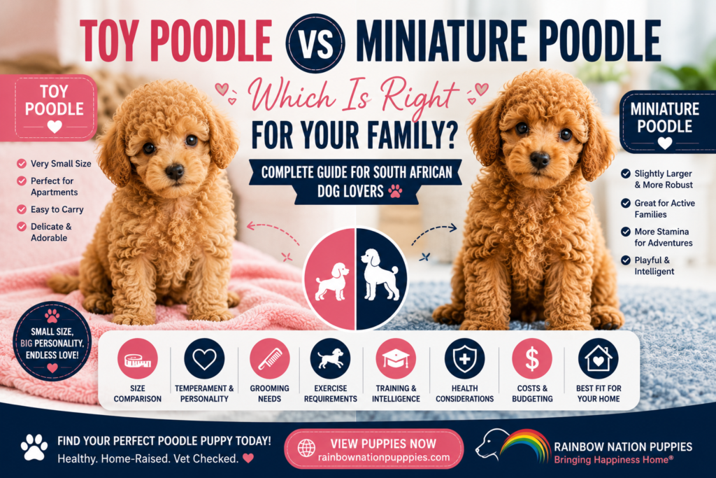 Toy Poodle vs Miniature Poodle